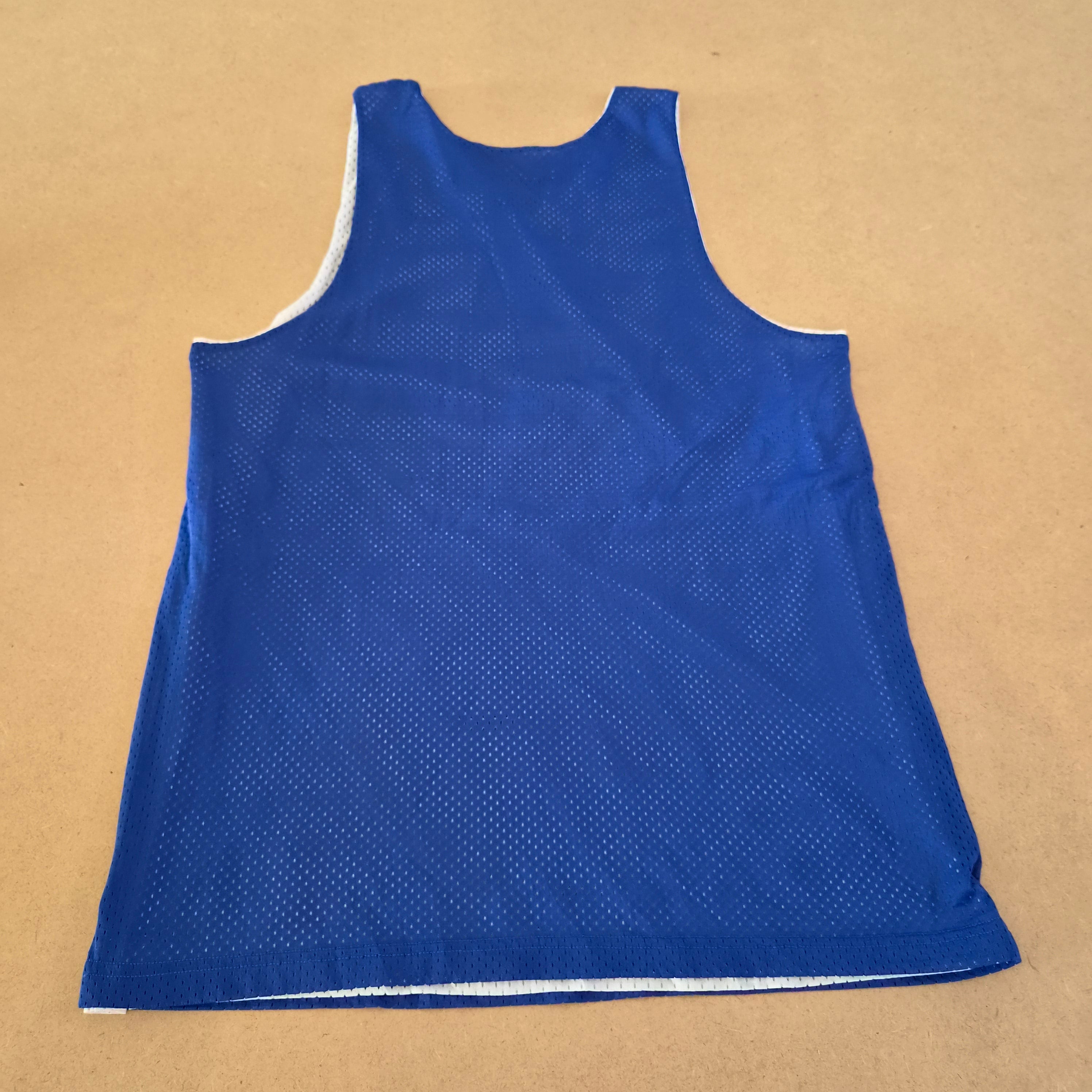Maillot de basket réversible Eastbay Bleu/Blanc - Taille XL