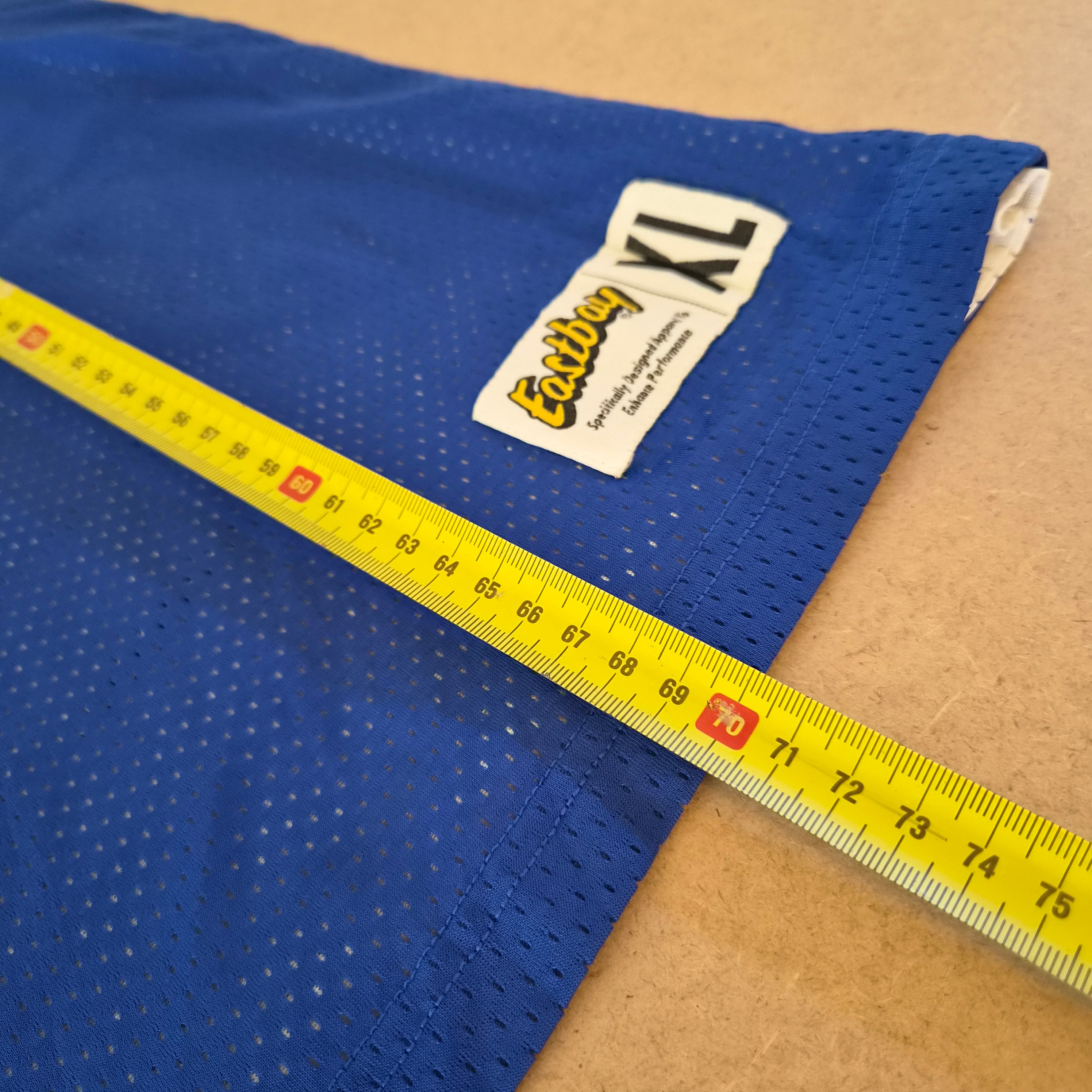 Maillot de basket réversible Eastbay Bleu/Blanc - Taille XL