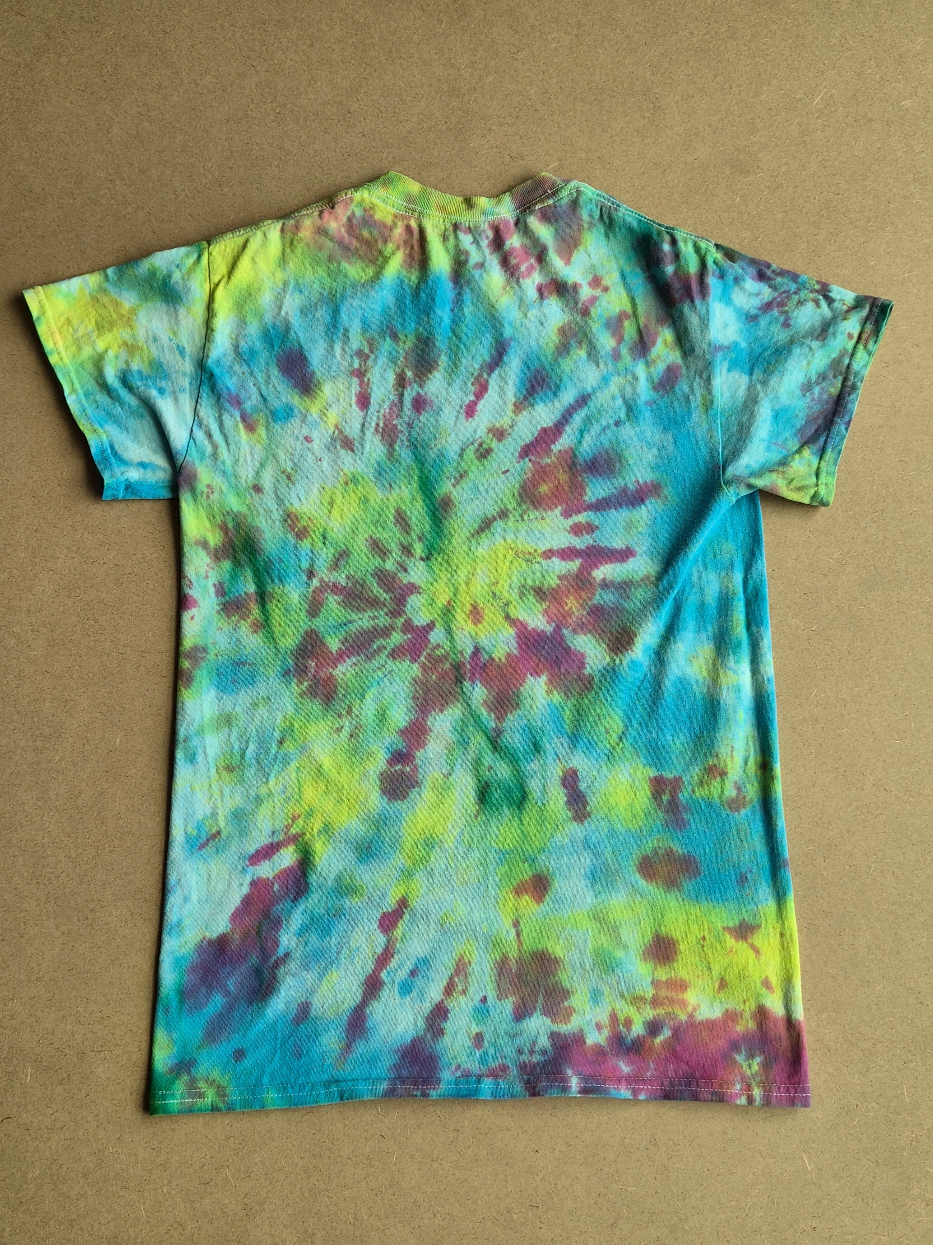 T-Shirt Tie-Dye Spirale Multicolore vintage - Taille S