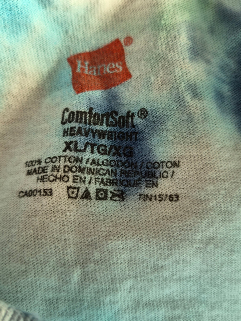 T-Shirt Tie-Dye Knight of the Day Hanes vintage - Taille XL