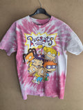 T-Shirt vintage Tie-Dye Rose graphics - Taille M