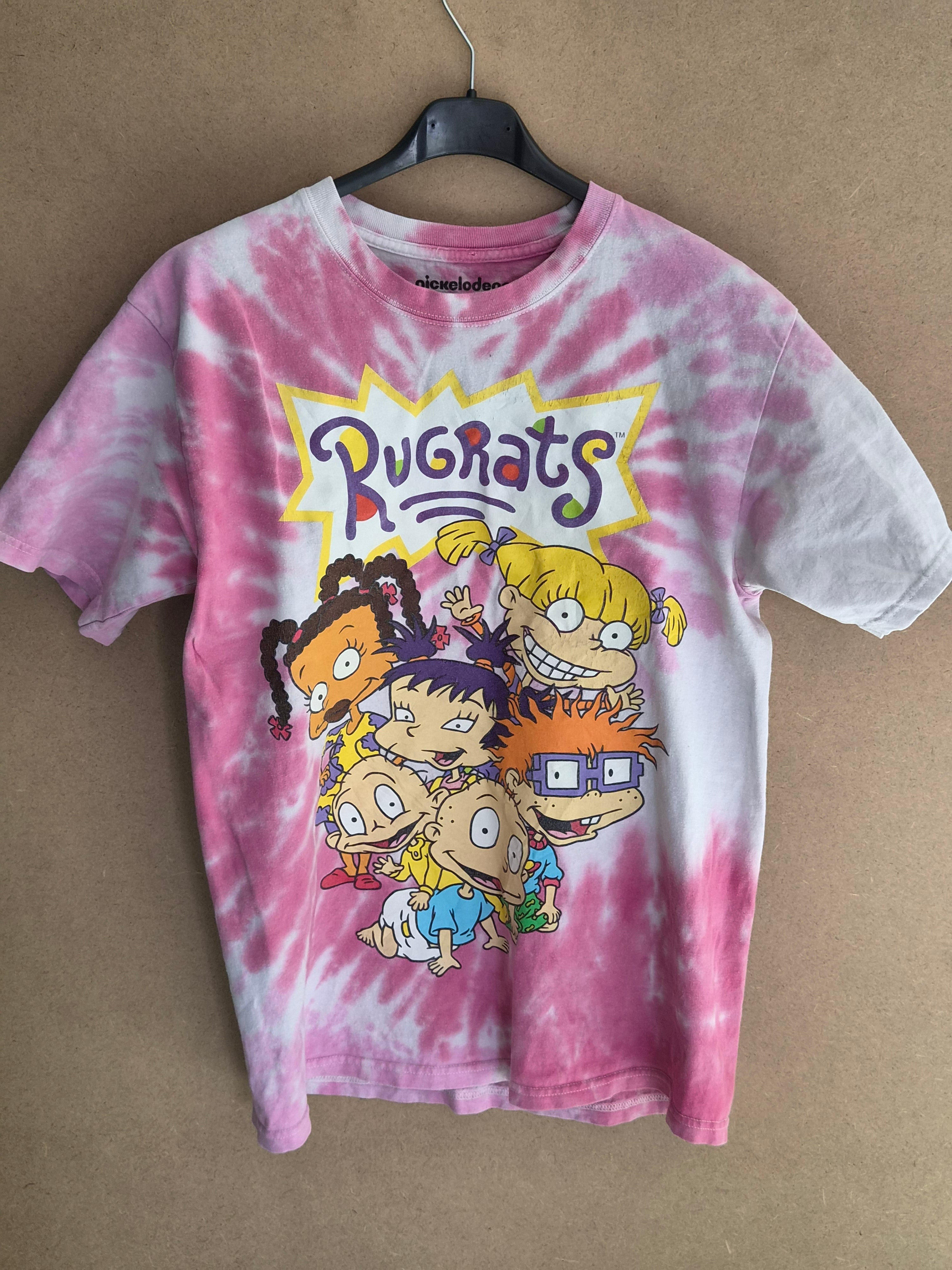 T-Shirt vintage Tie-Dye Rose graphics - Taille M