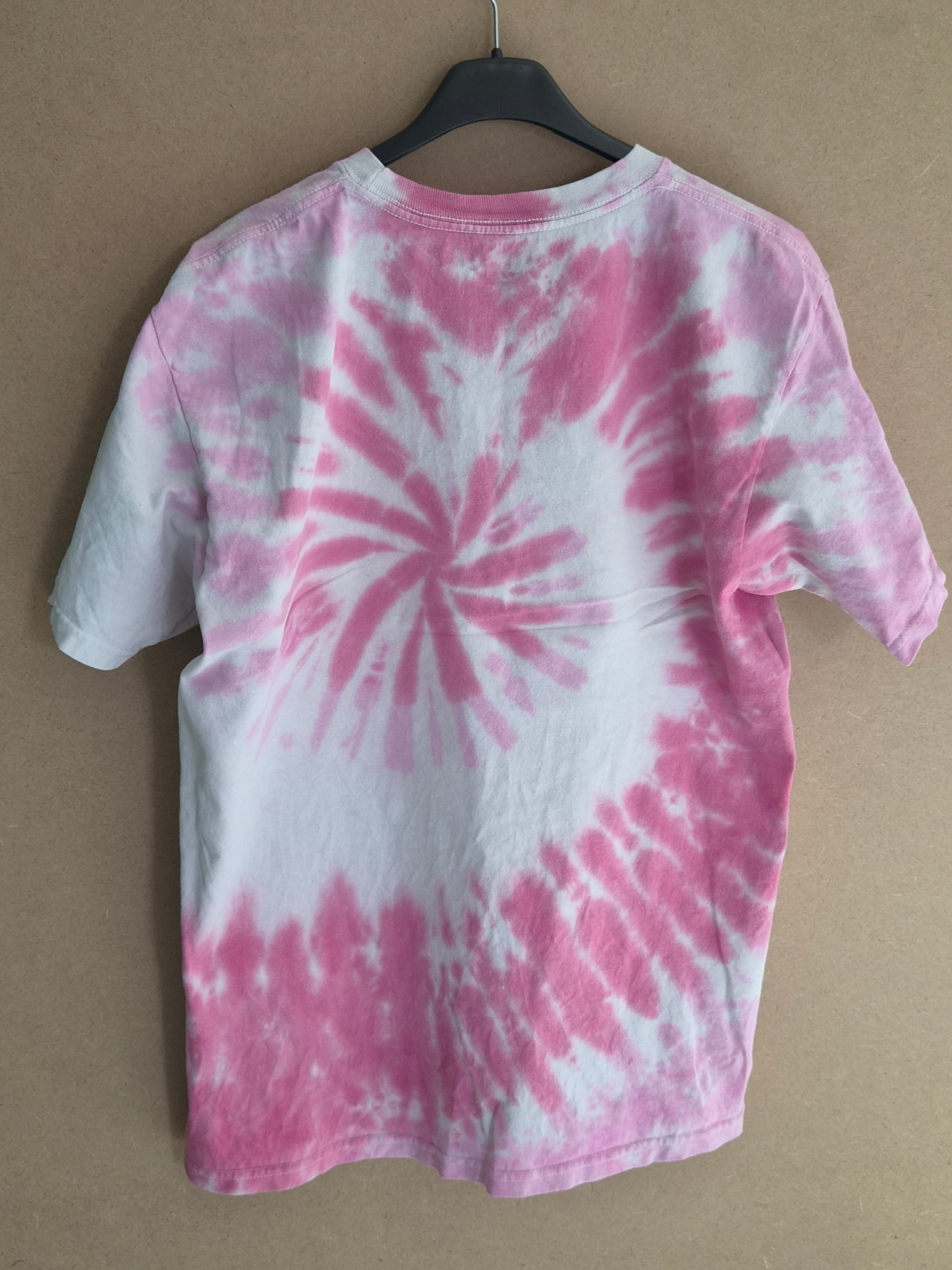 T-Shirt vintage Tie-Dye Rose graphics - Taille M