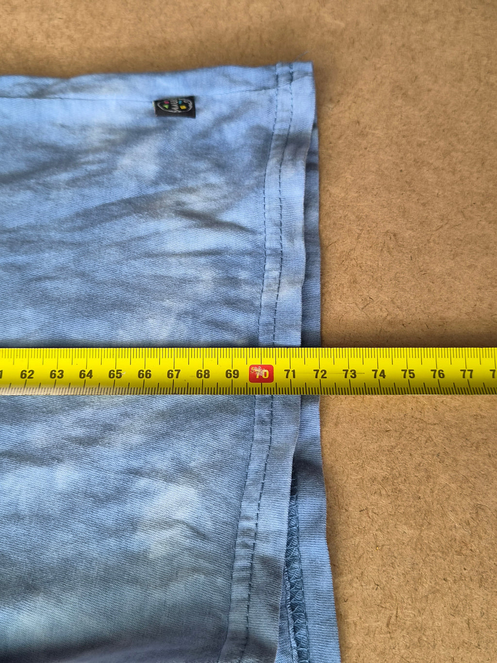 T-Shirt Tie-Dye Maui and Sons Bleu Ciel vintage graphics - Taille S