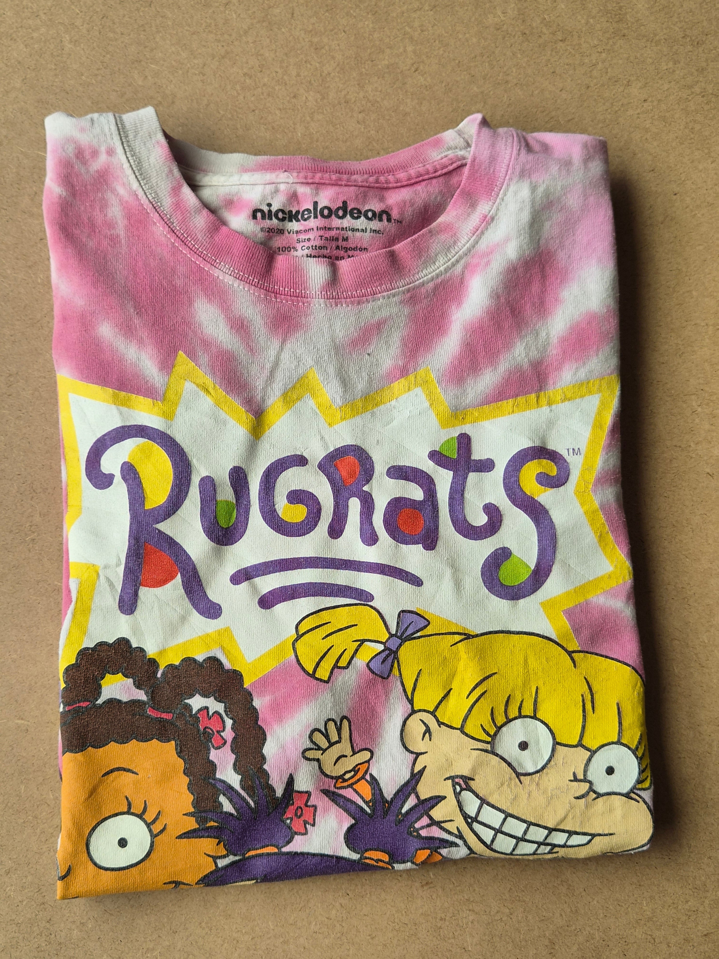 T-Shirt vintage Tie-Dye Rose graphics - Taille M