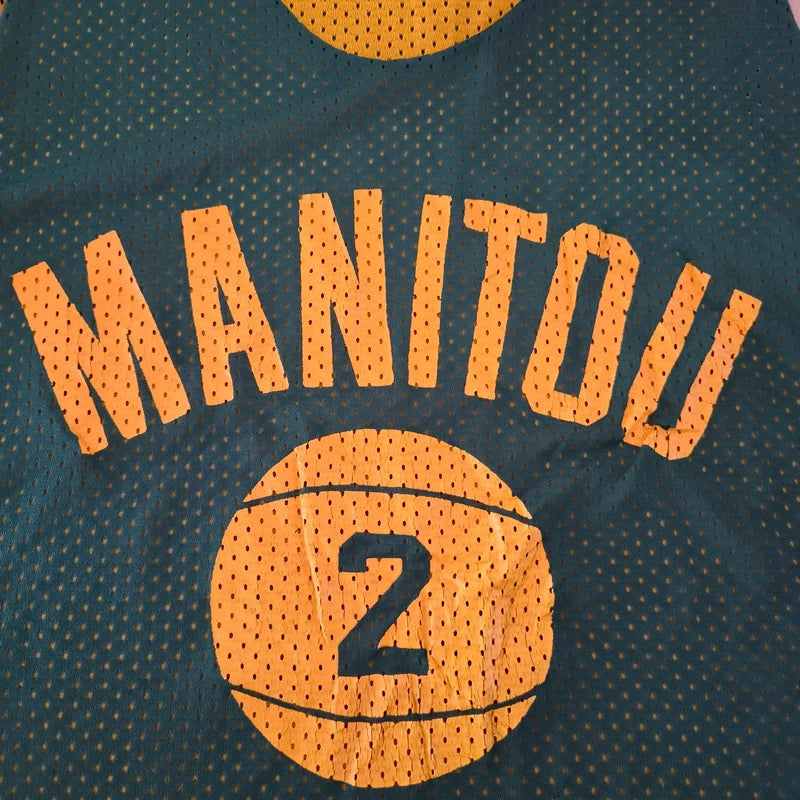 Maillot de basket vintage Russell Athletic « Manitou » #2 Taille M