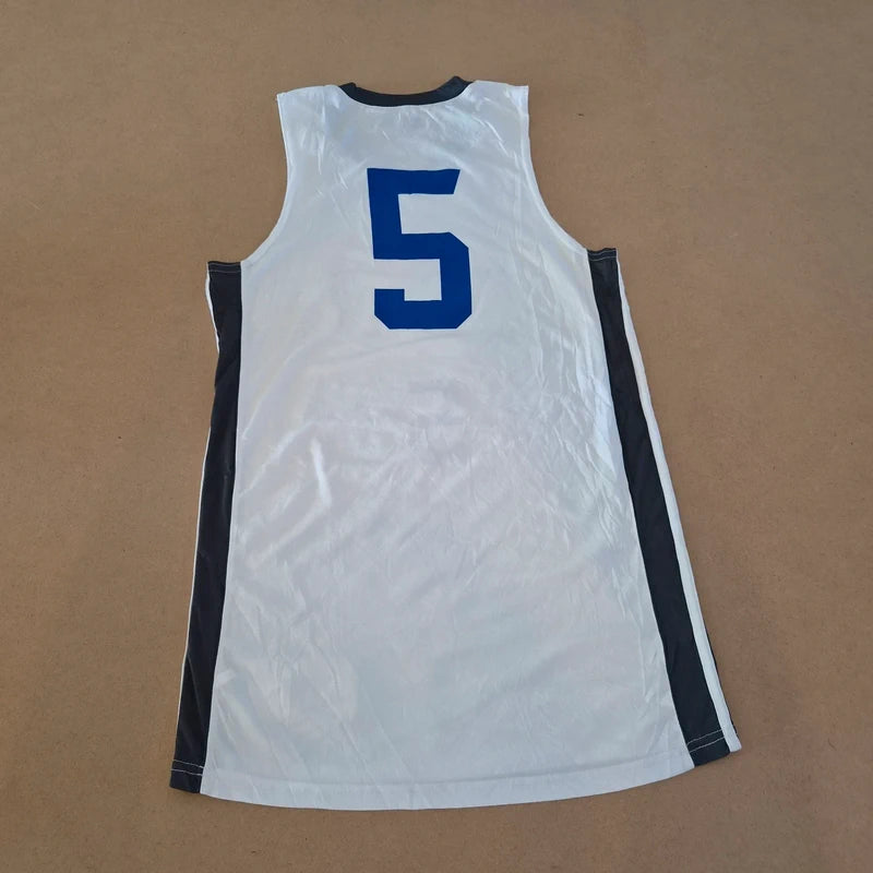 Maillot de basket vintage Alleson Athletic « 8 Star » #5 Taille S