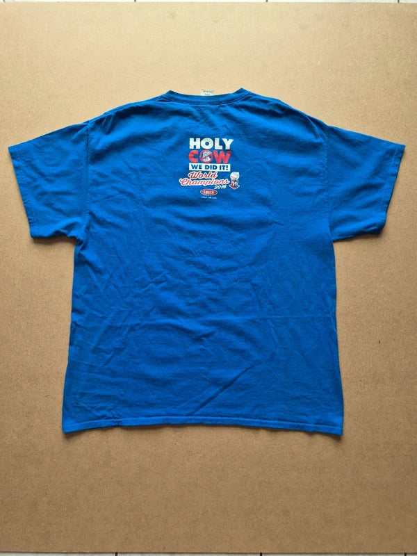 T-shirt Chicago Cubs World Champions 2016 — Smack Apparel — XL — 100% Coton — Bon état