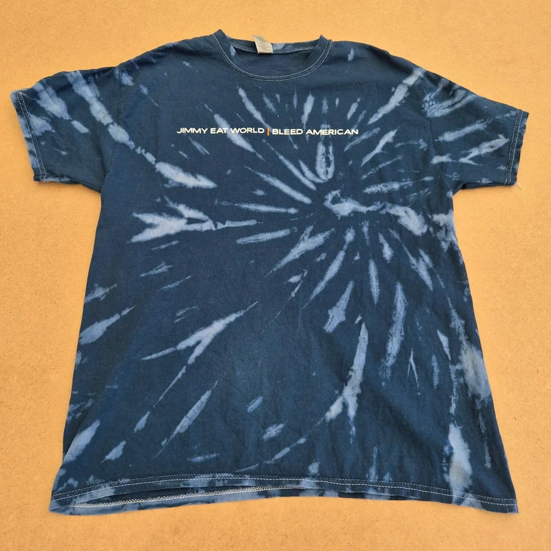 T-shirt tie & dye vintage Jimmy Eat World Bleed American – taille L