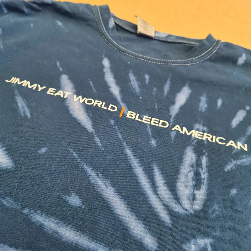 T-shirt tie & dye vintage Jimmy Eat World Bleed American – taille L
