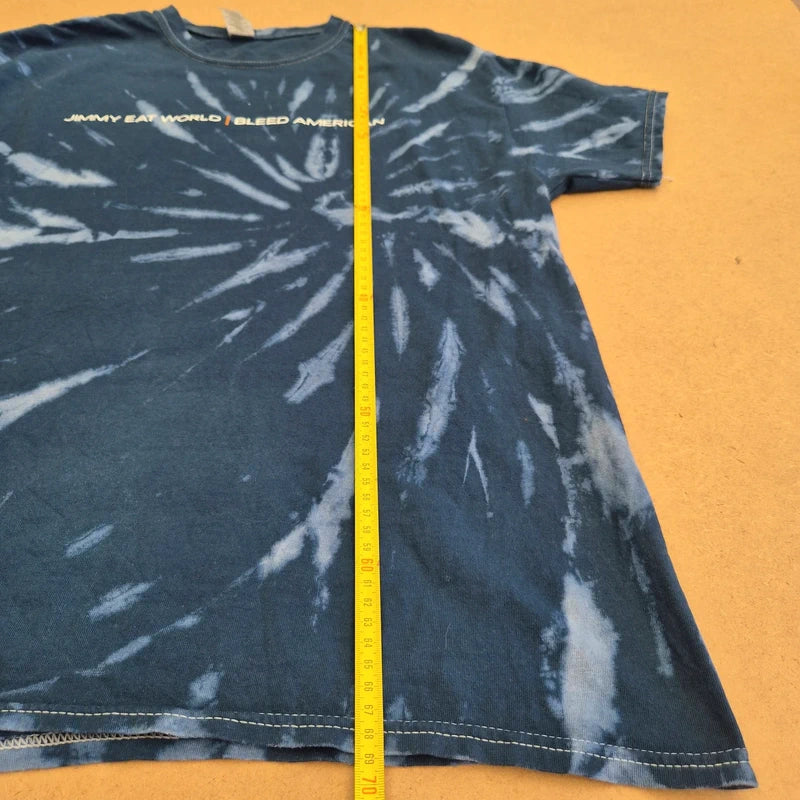 T-shirt tie & dye vintage Jimmy Eat World Bleed American – taille L