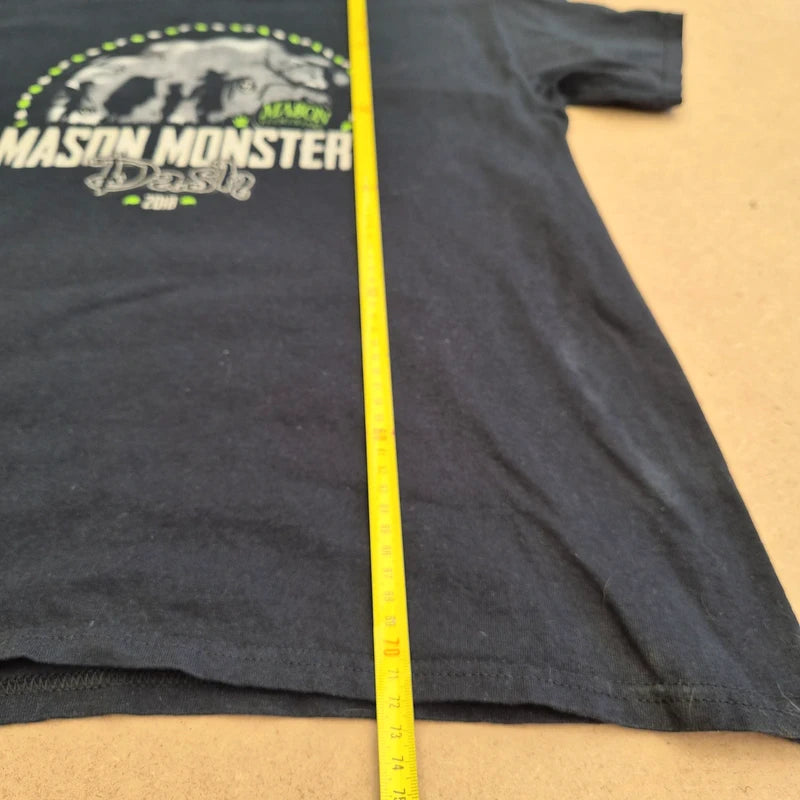 T-shirt noir Mason Monster Bash 2018 imprimé vintage – taille L