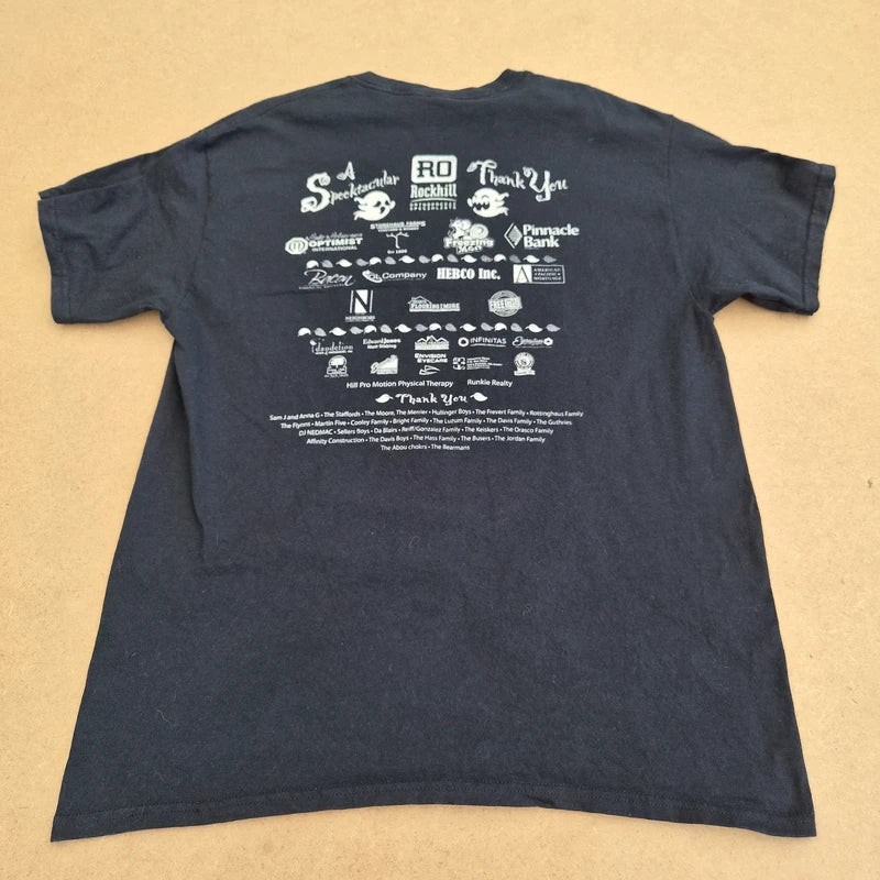 T-shirt noir Mason Monster Bash 2018 imprimé vintage – taille L