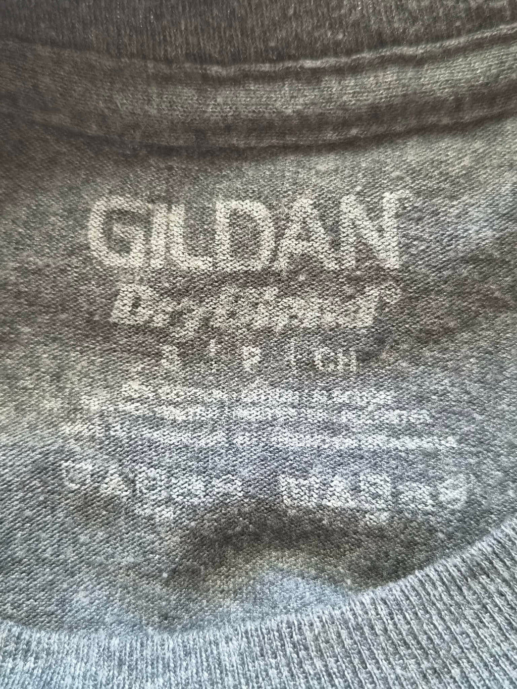 T-shirt Rockford Rams Softball — Gildan DryBlend — S — Gris Anthracite — Très bon état