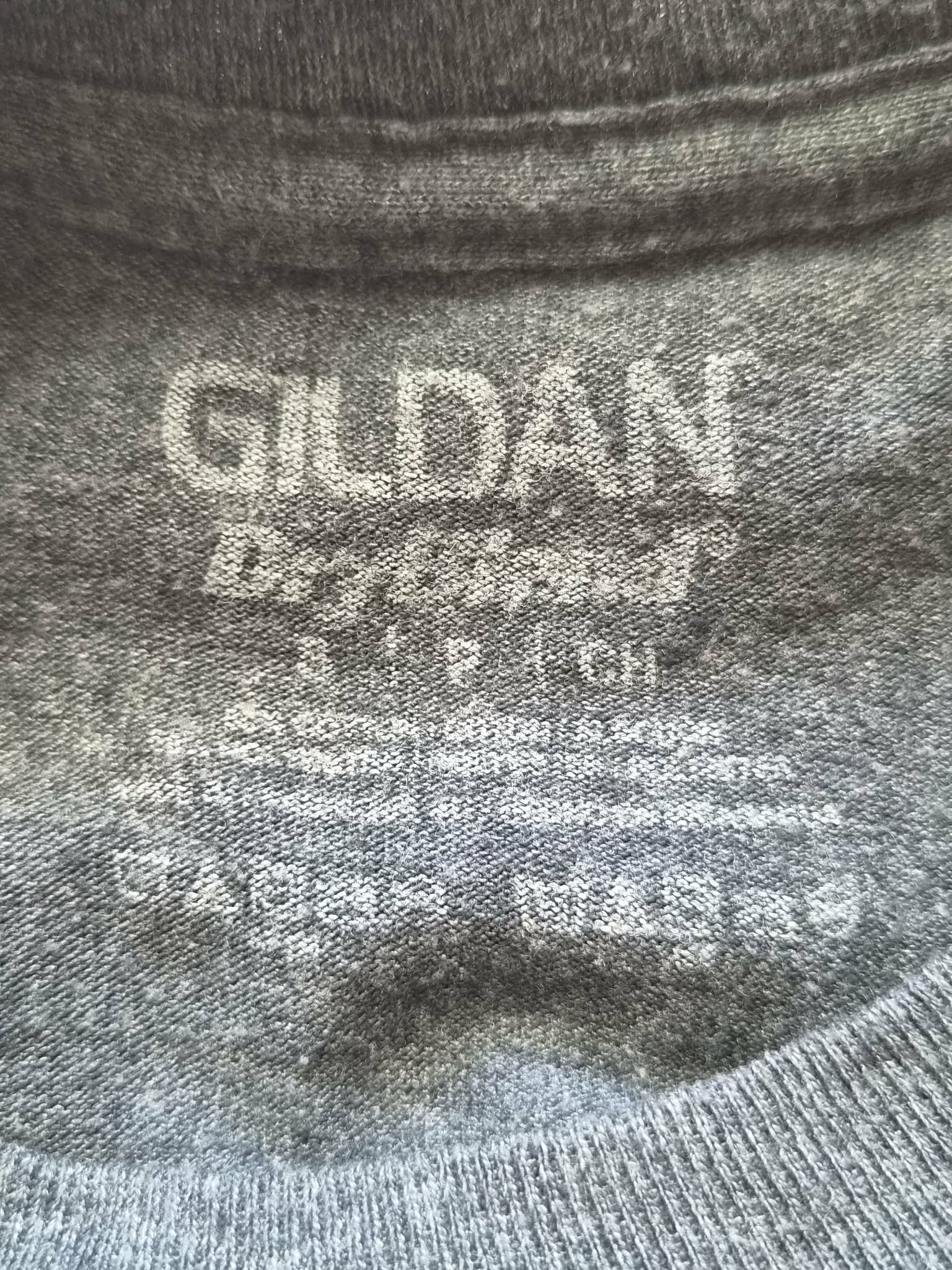T-shirt Rockford Rams Softball — Gildan DryBlend — S — Gris Anthracite — Très bon état