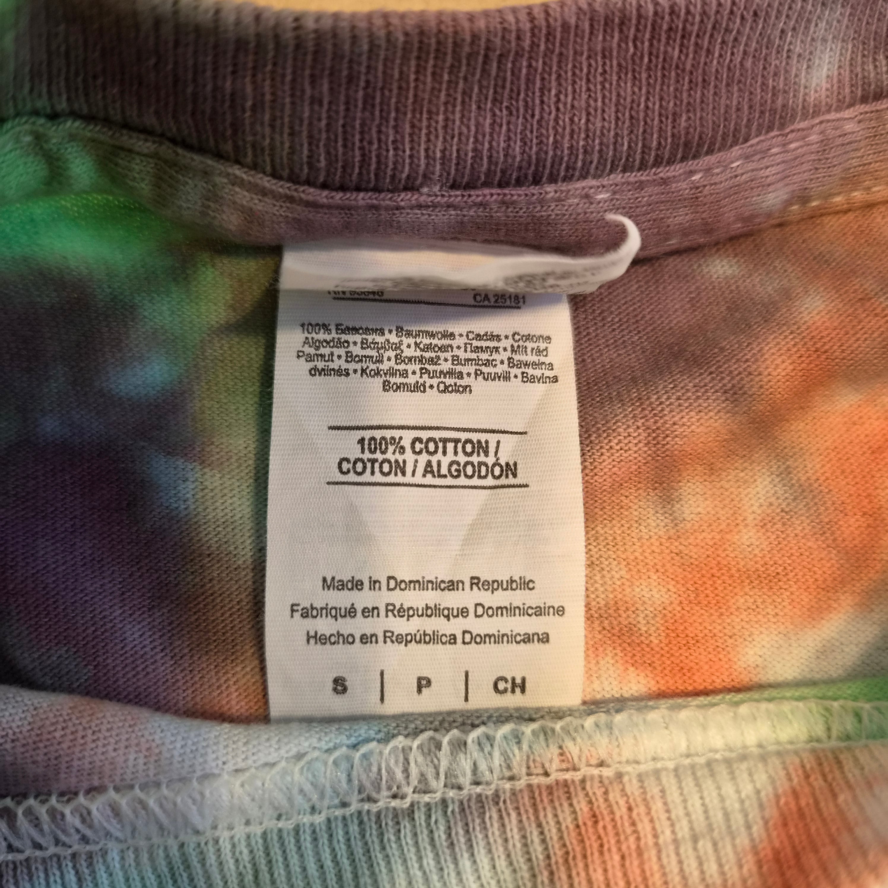 T-Shirt Tie-Dye Multicolore GILDAN Heavy Cotton "HAV life" – Taille S