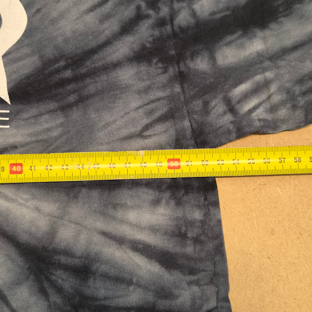 T-Shirt Tie-Dye Noir & Gris "Logo Classique" THRASHER MAGAZINE – Taille M