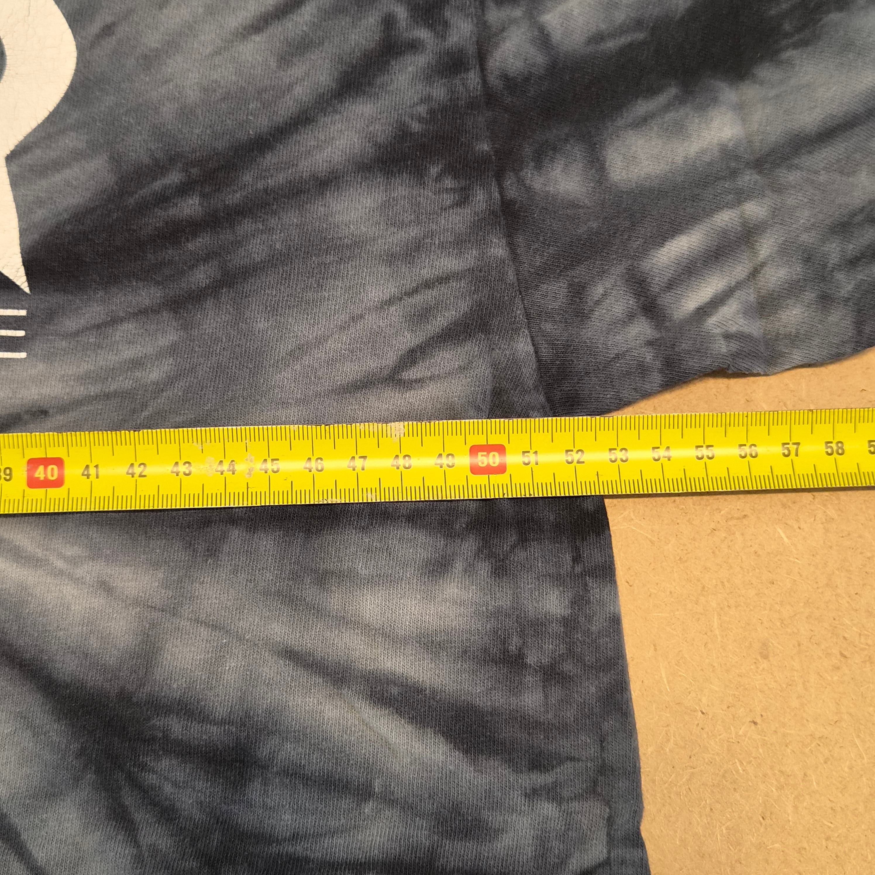 T-Shirt Tie-Dye Noir & Gris "Logo Classique" THRASHER MAGAZINE – Taille M