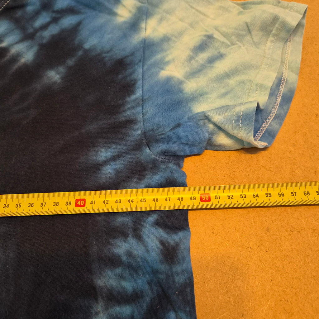 T-Shirt Tie-Dye Spirale Bleu COLORTONE – Taille M