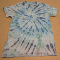 T-Shirt Tie-Dye Spirale Bleu & Pastel GILDAN – Taille S