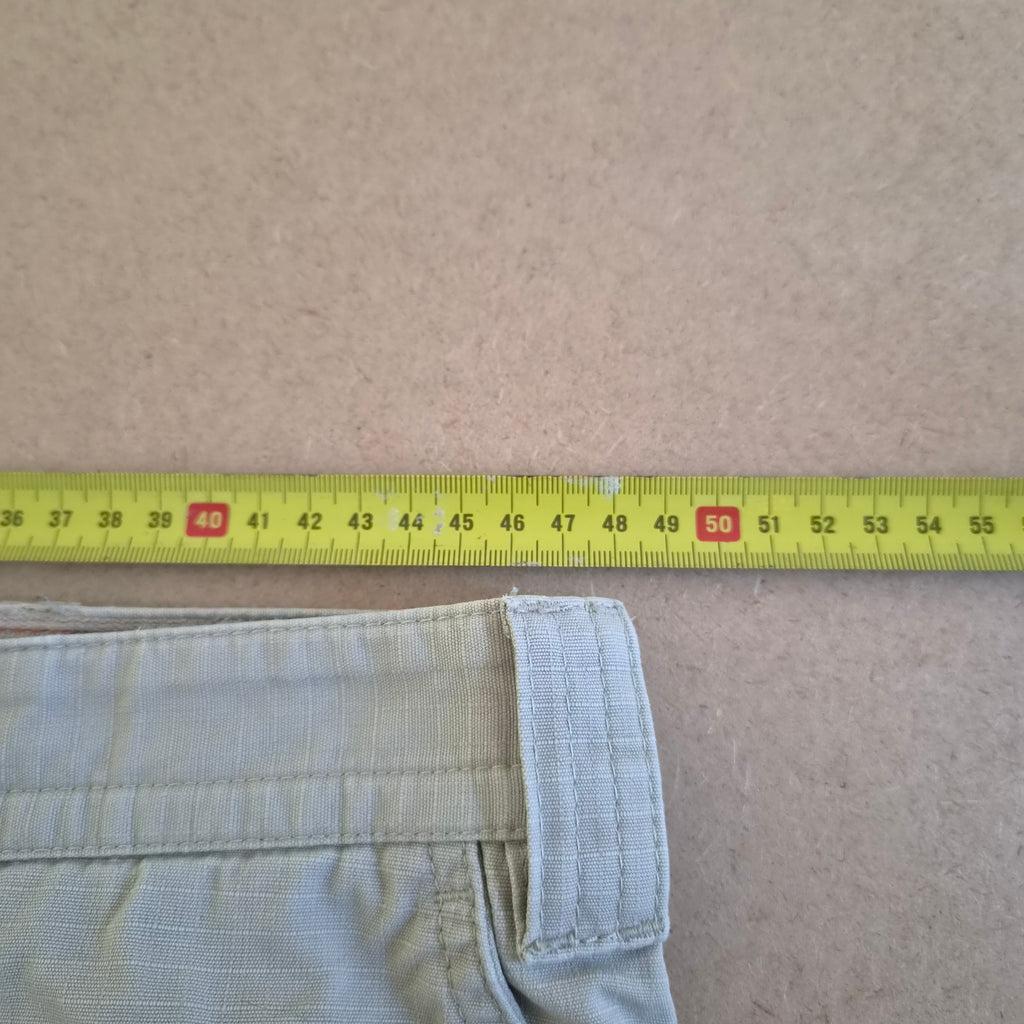 Short Cargo Ripstop Vert Sauge "Eddie Bauer" – Style Gorpcore / Outdoor – Taille US 36 (XL)