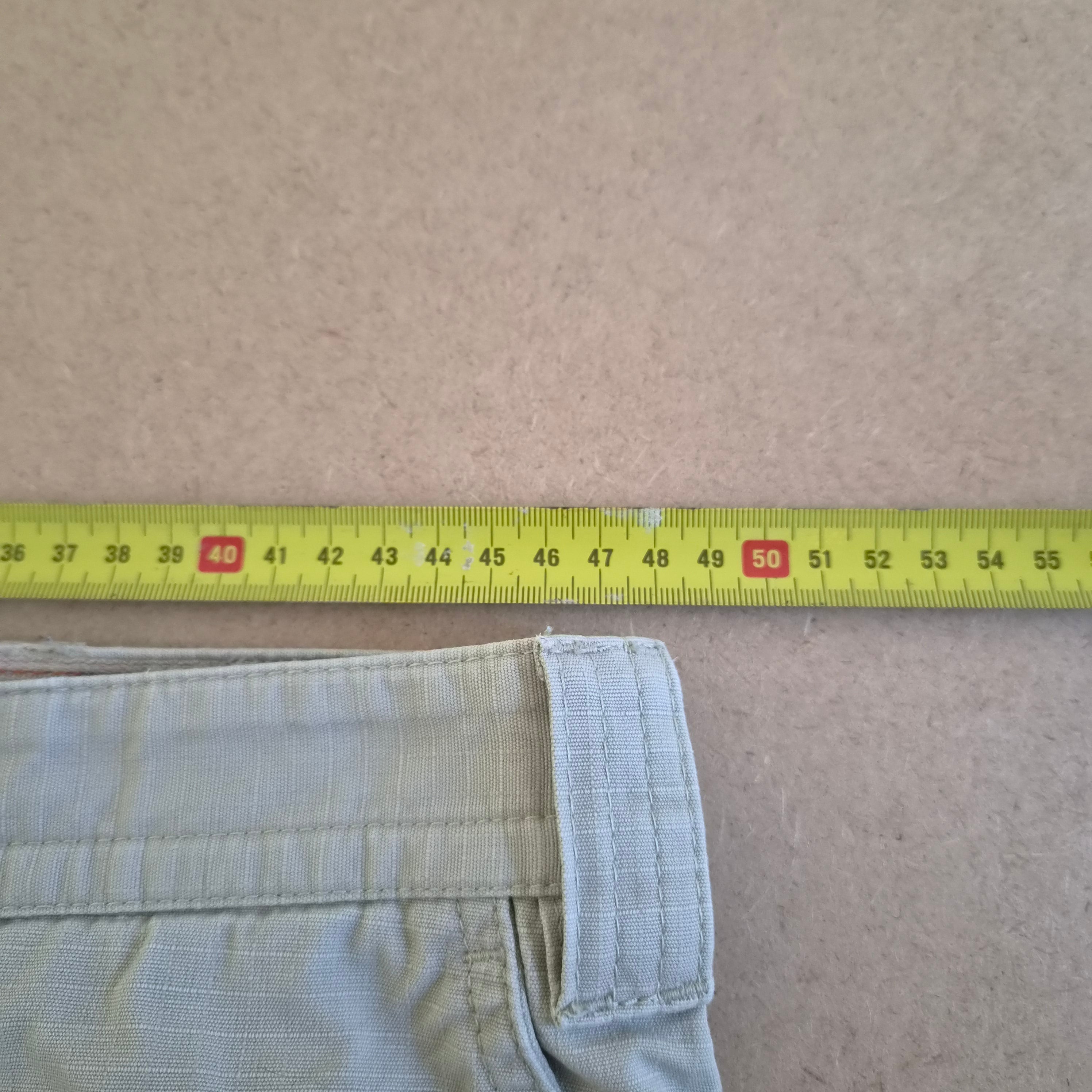 Short Cargo Ripstop Vert Sauge "Eddie Bauer" – Style Gorpcore / Outdoor – Taille US 36 (XL)