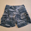 Short Cargo Camouflage Urbain "True Nation" – Style Streetwear / Y2K – Taille 42 (XXL/3XL)