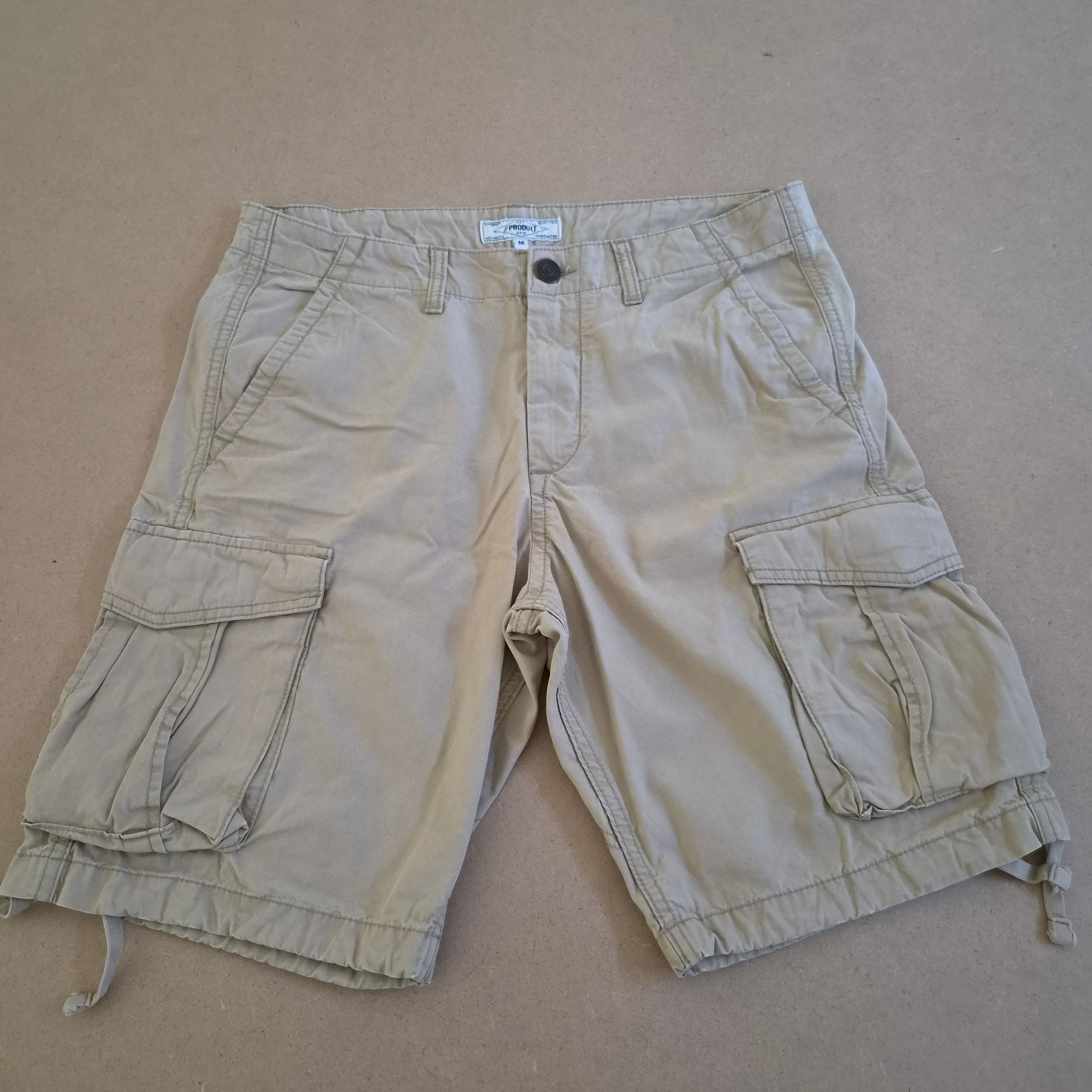 Short Cargo Beige Sable "Produkt" – Style Utility & Gorpcore – Taille M