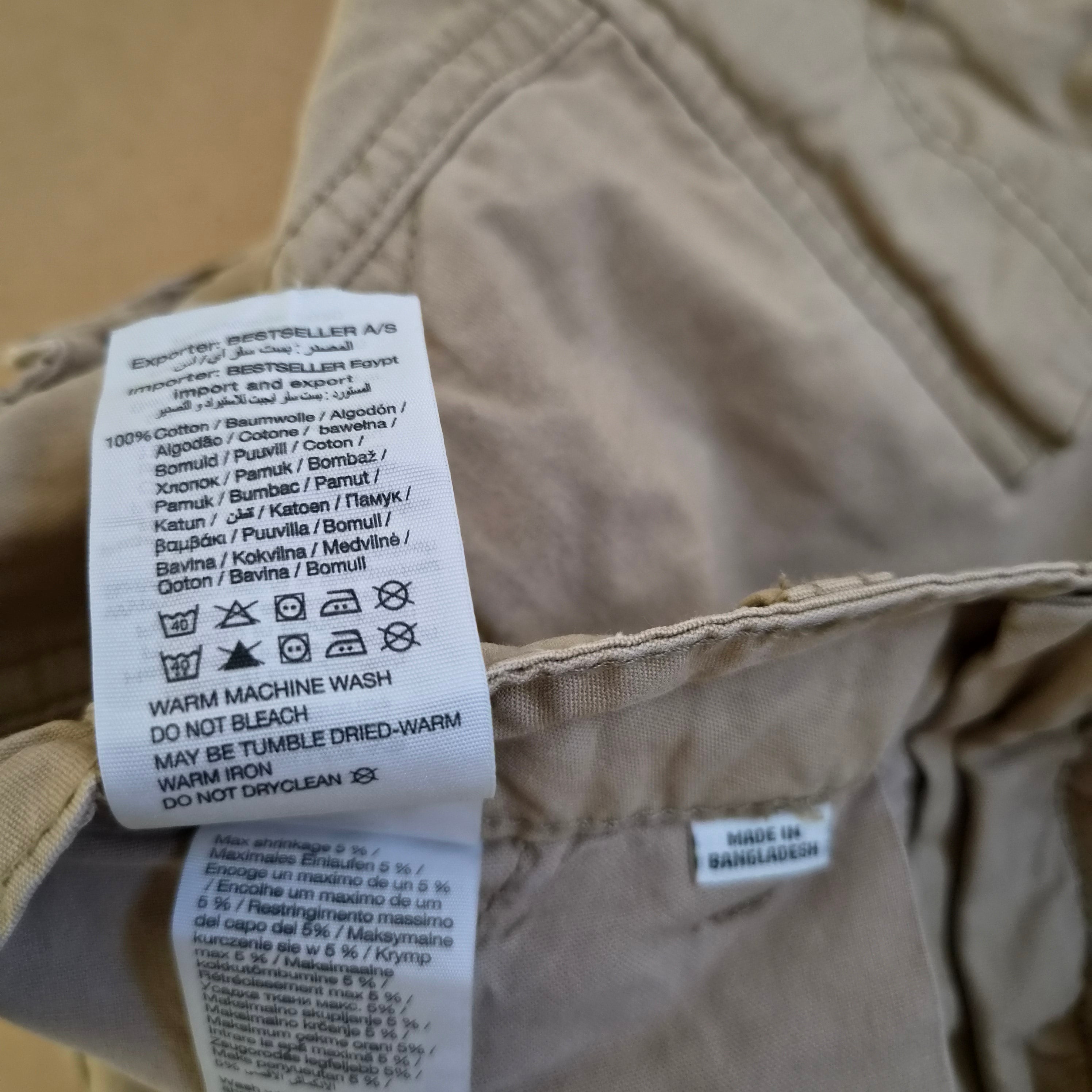 Short Cargo Beige Sable "Produkt" – Style Utility & Gorpcore – Taille M