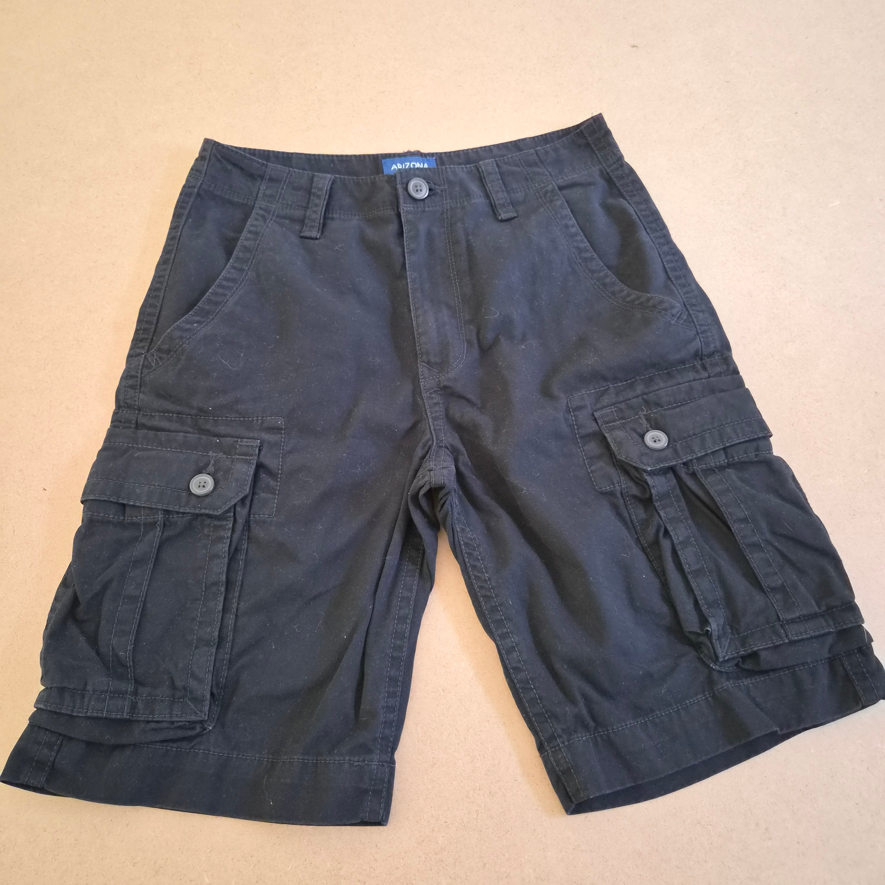 Short Cargo Noir "Arizona Jean Co." – Style Streetwear / Y2K – Taille  US 28- 38FR