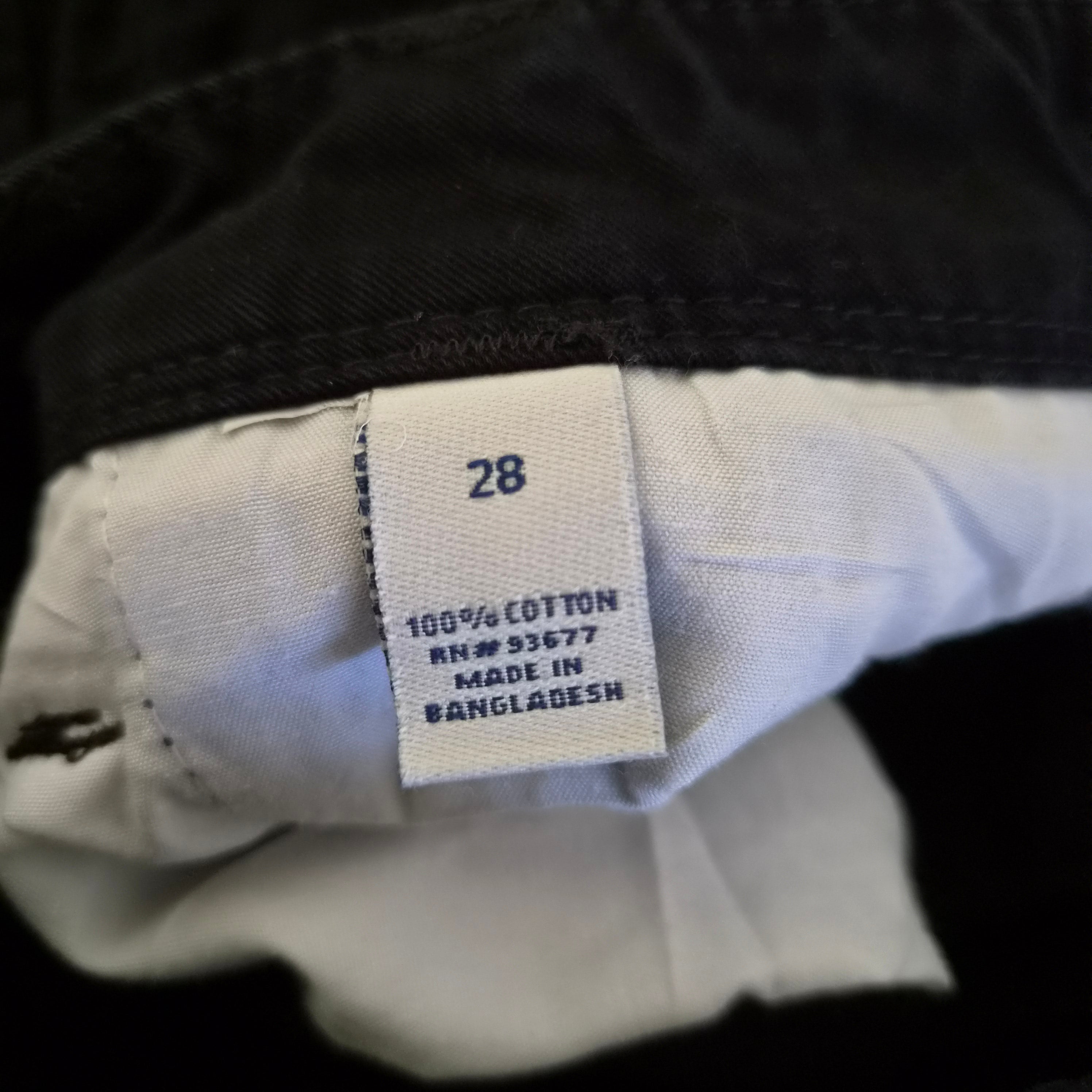 Short Cargo Noir "Arizona Jean Co." – Style Streetwear / Y2K – Taille  US 28- 38FR