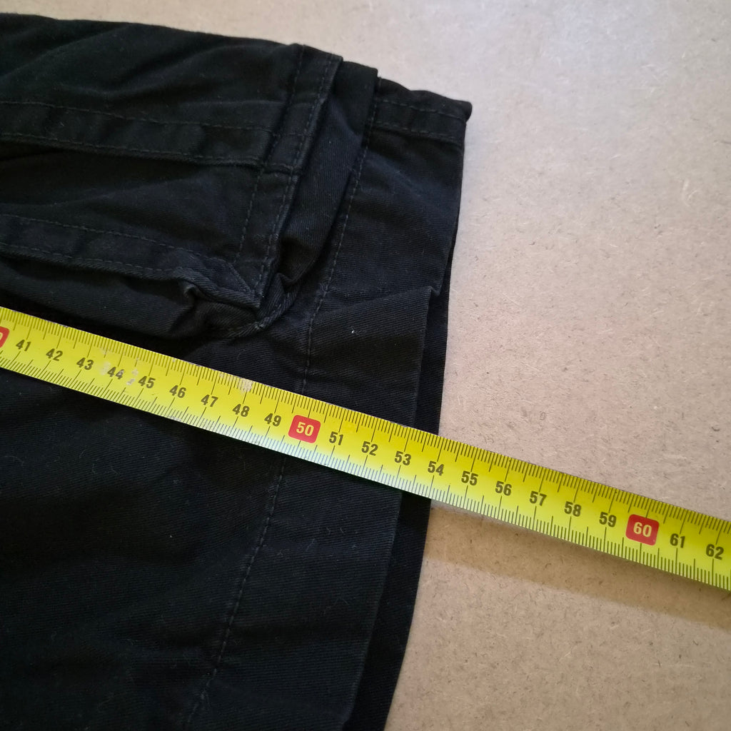 Short Cargo Noir "Arizona Jean Co." – Style Streetwear / Y2K – Taille  US 28- 38FR