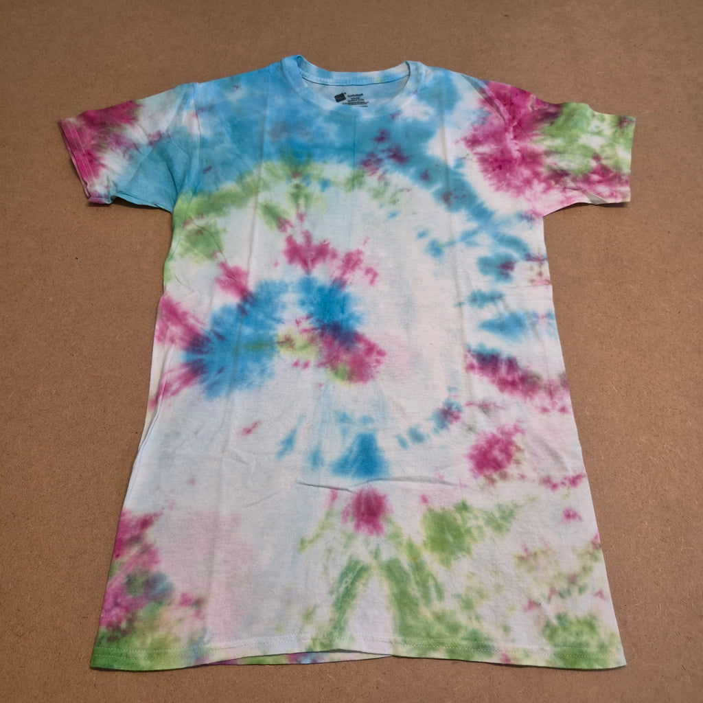 T-shirt Tie-Dye Spirale Pastel Hanes — Taille S