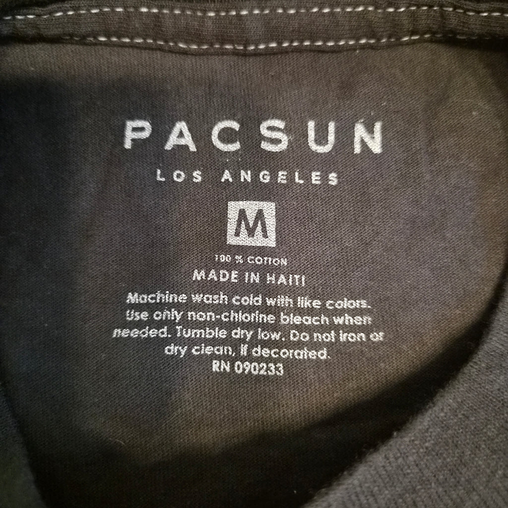 T-shirt Miami Beach PacSun Tie-Dye Noir/Violet — Taille M