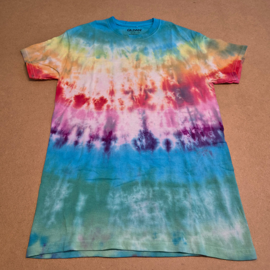T-shirt Tie-Dye Arc-en-Ciel Gildan — Taille S