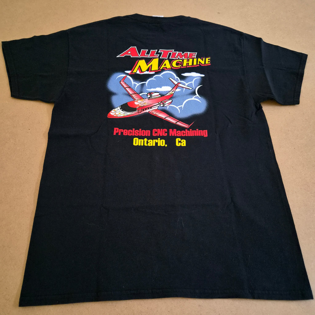 T-shirt Graphique All Time Machine CNC Gildan — Noir — Taille L