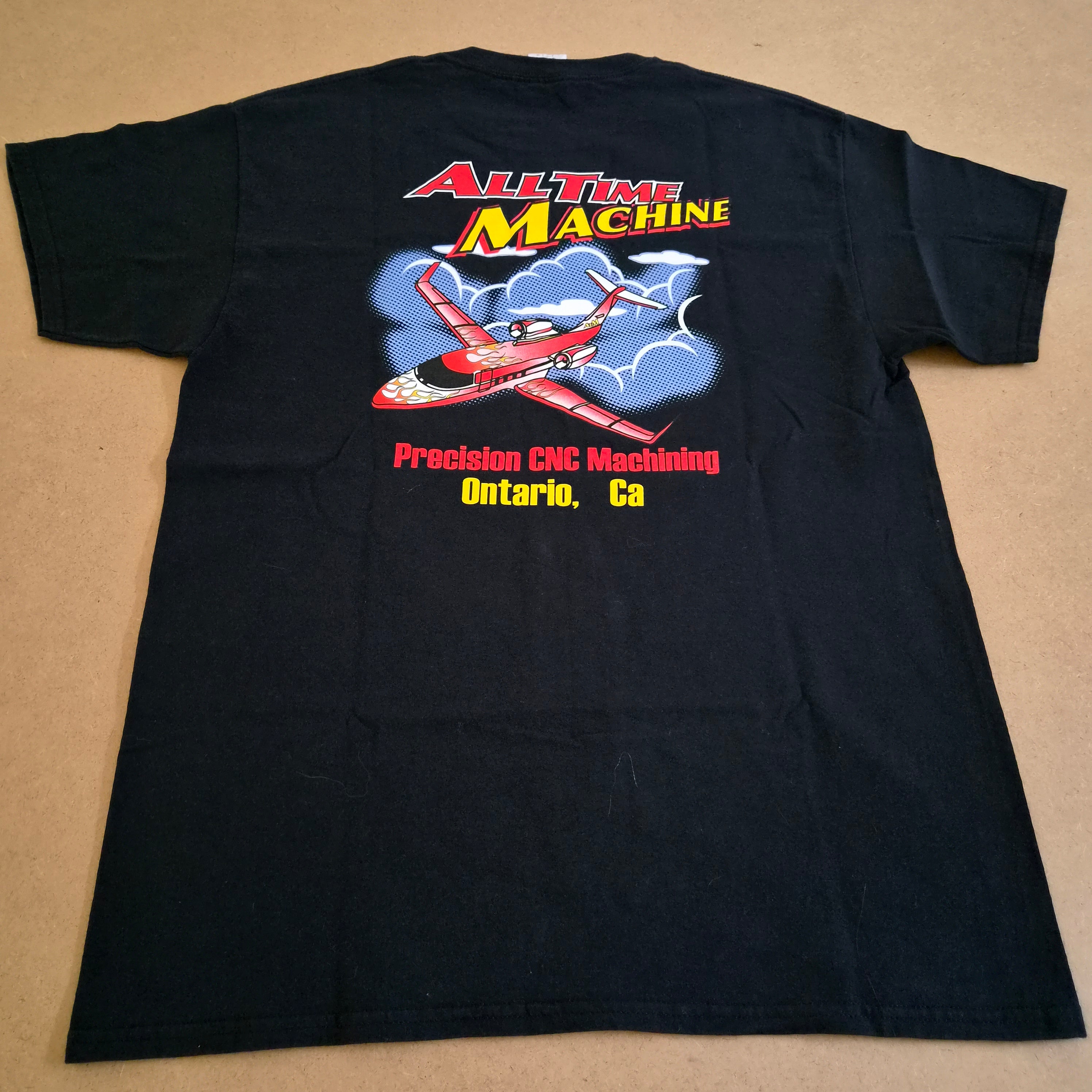 T-shirt Graphique All Time Machine CNC Gildan — Noir — Taille L