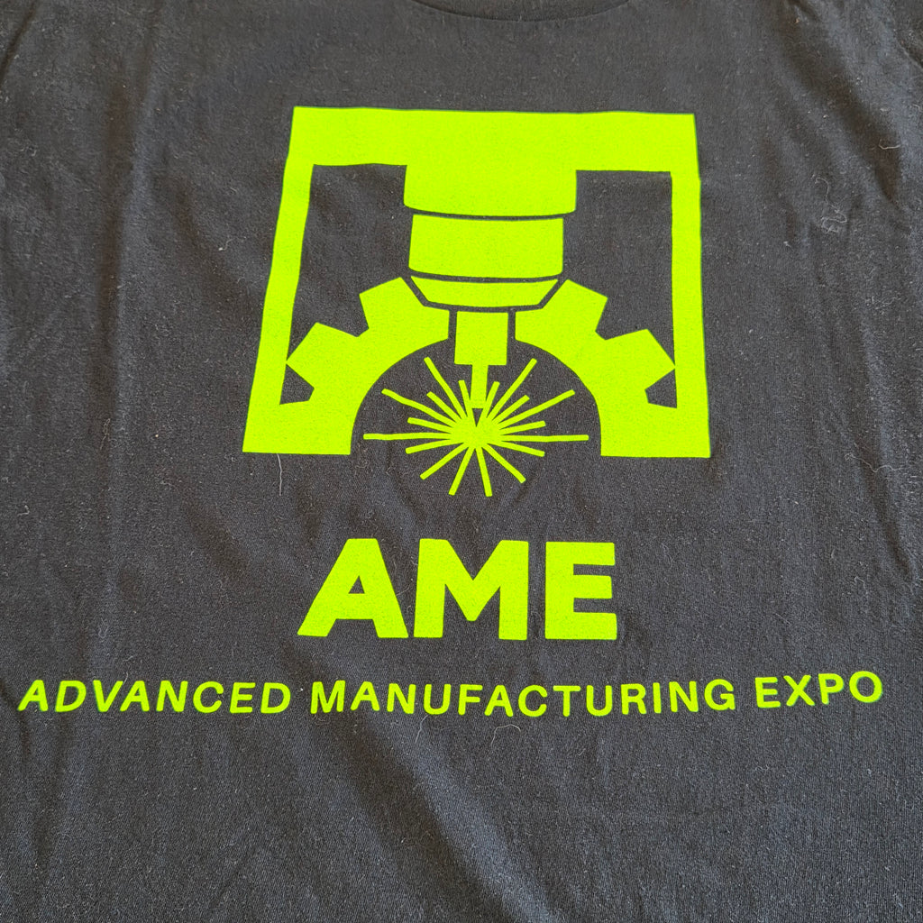 T-shirt Gildan Softstyle Gris Anthracite — AME Advanced Manufacturing Expo — 2XL — Très bon état