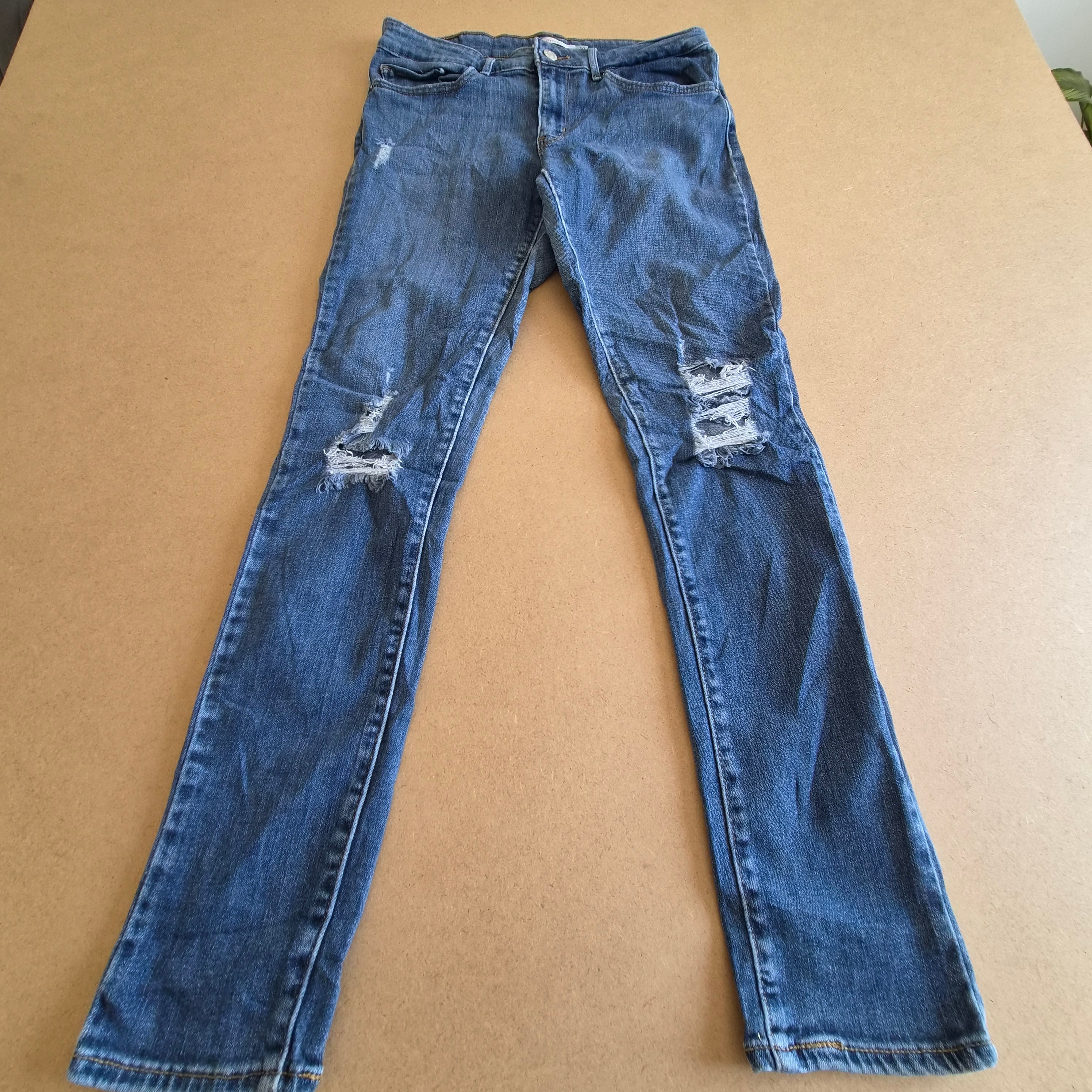 Jean Levi's 711 Skinny Bleu Délavé — W30 FR40