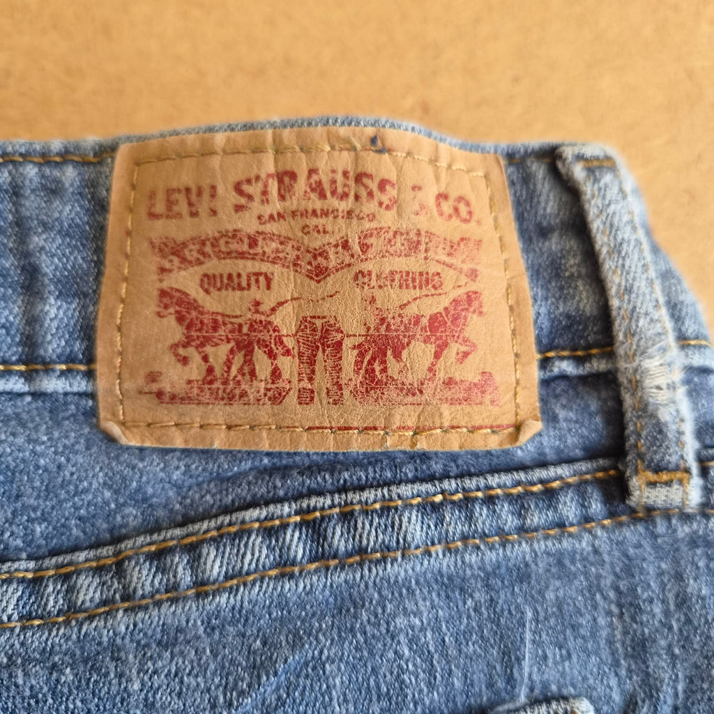 Jean Levi's 711 Skinny Bleu Délavé — W30 FR40