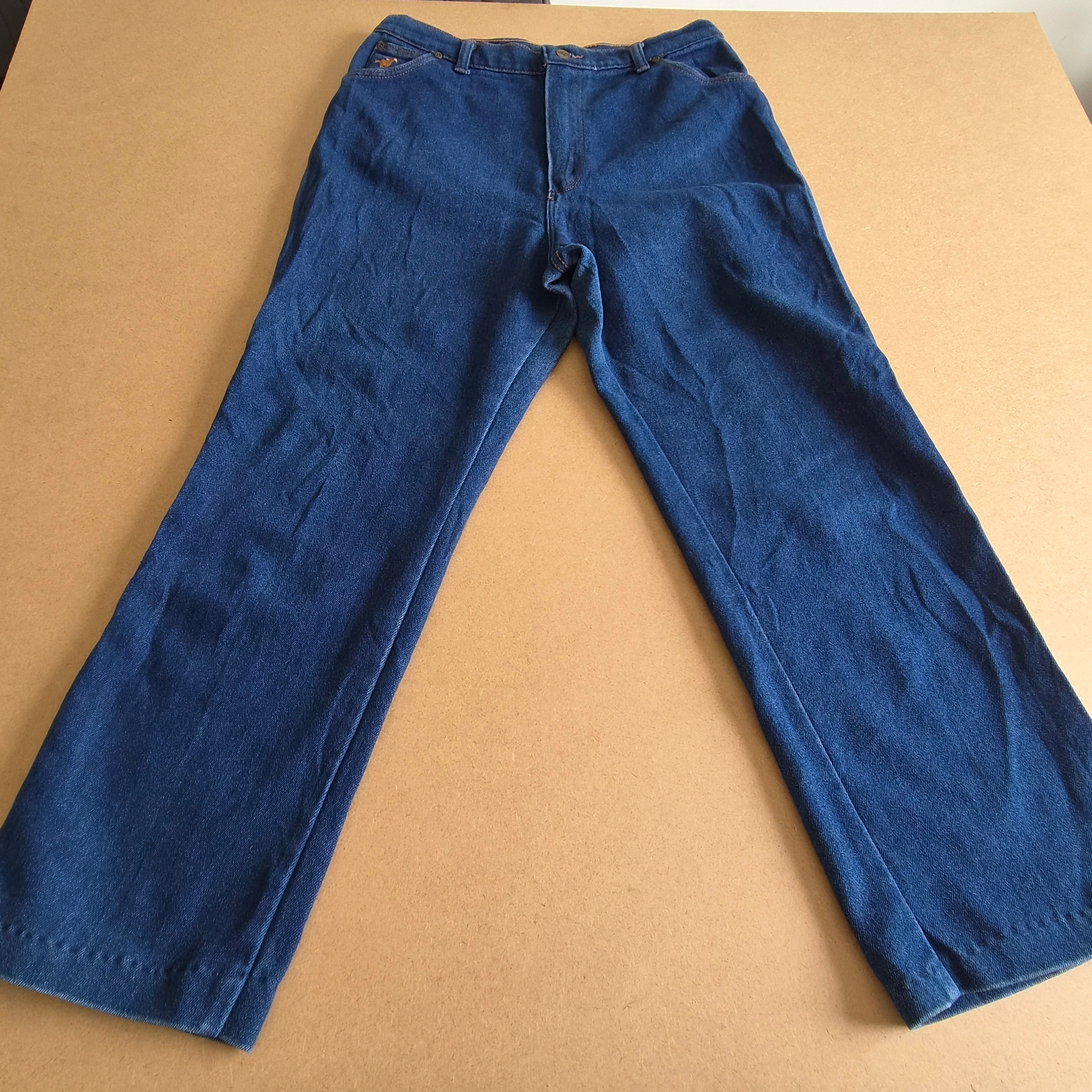 Jean vintage Wrangler Bleu Moyen Taille Haute — Taille 18 US / FR 40-42 — Made in USA