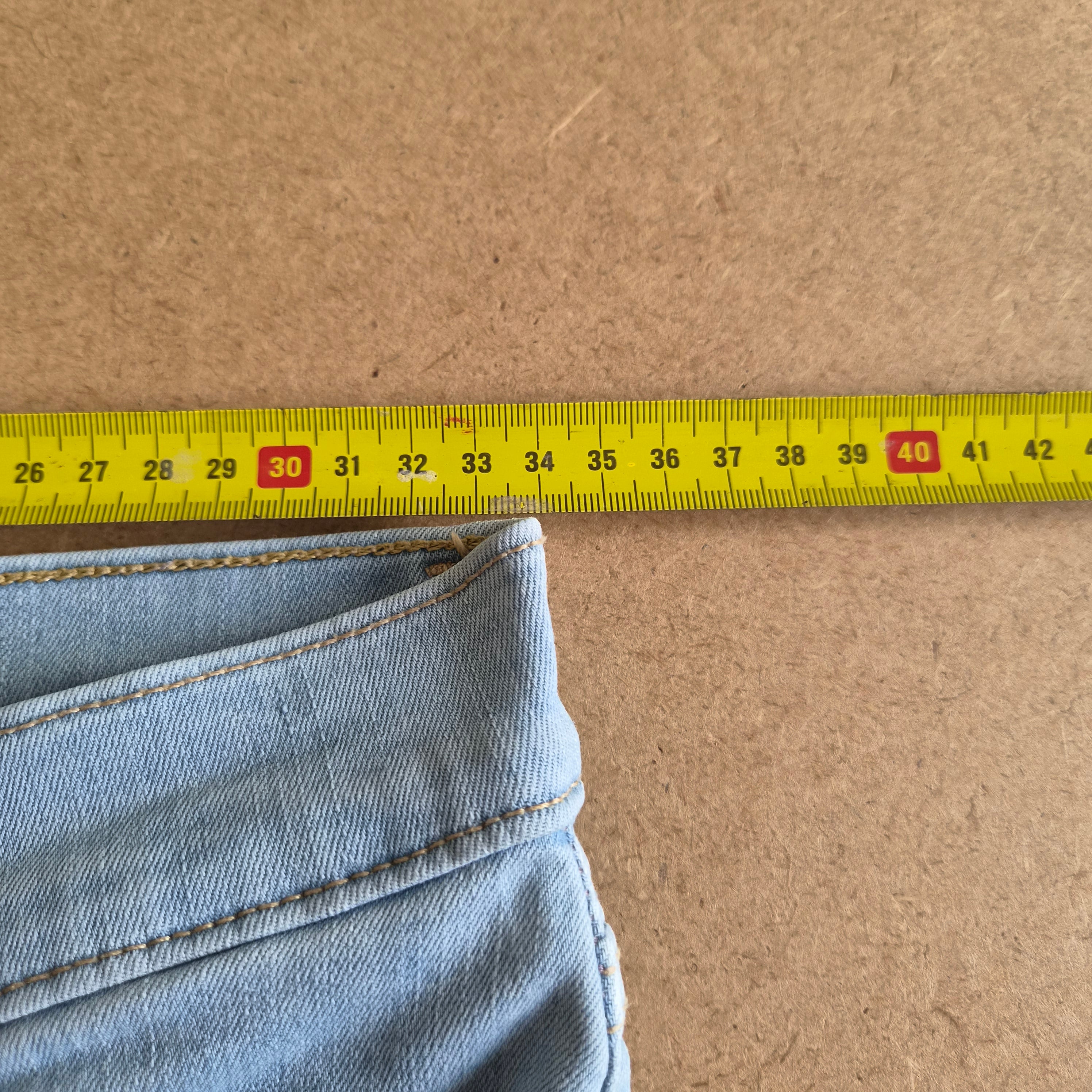 Jean Levi's 720 High Rise Super Skinny Ripped Bleu Clair — W26 / FR 34-36 — Très bon état