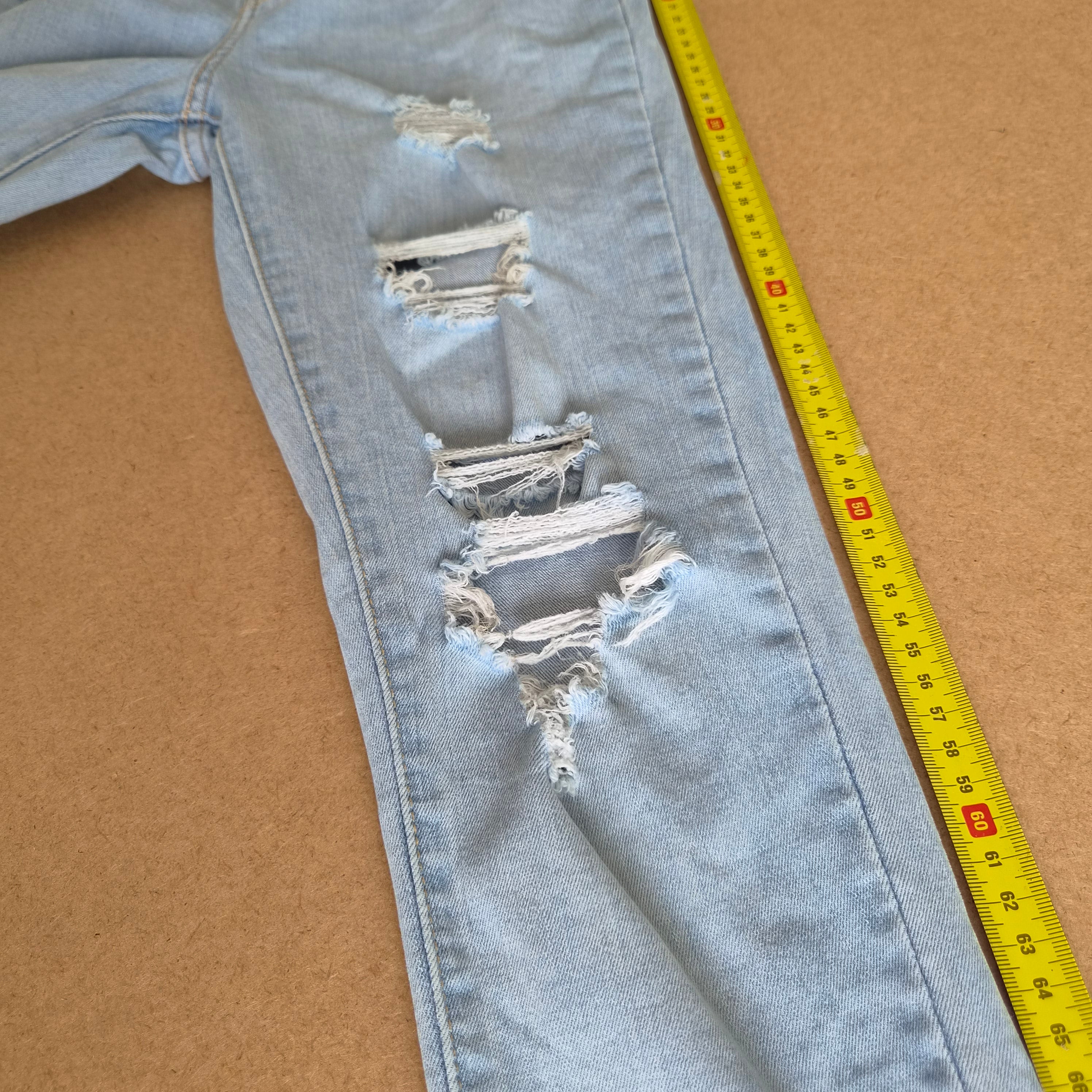 Jean Levi's 720 High Rise Super Skinny Ripped Bleu Clair — W26 / FR 34-36 — Très bon état