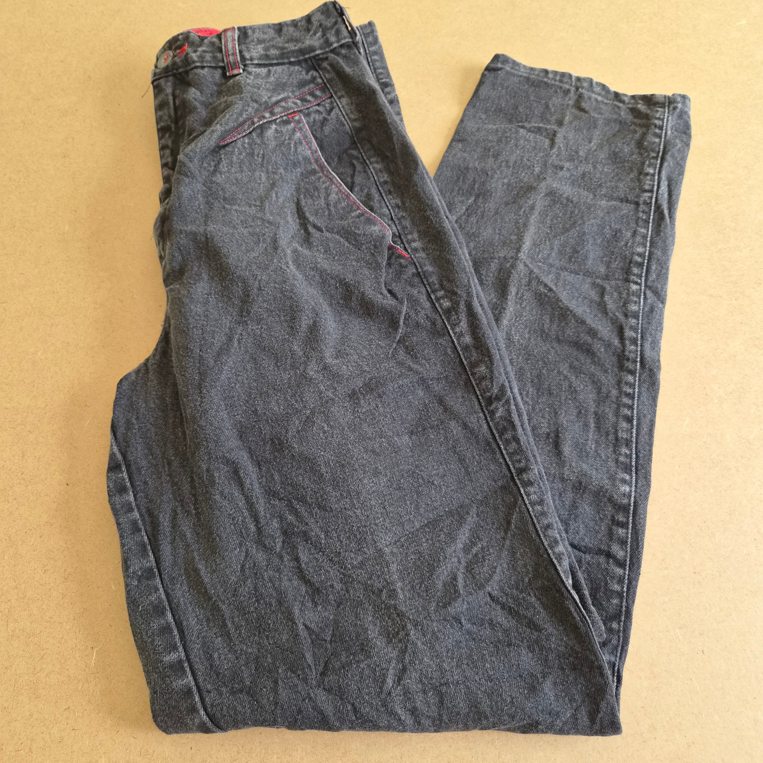 Jean vintage Wrangler gris anthracite — Taille 9 US  FR 32 — Made in USA — Bon état