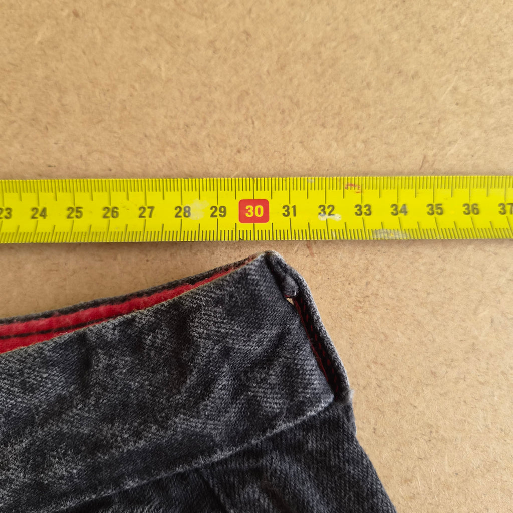Jean vintage Wrangler gris anthracite — Taille 9 US  FR 32 — Made in USA — Bon état