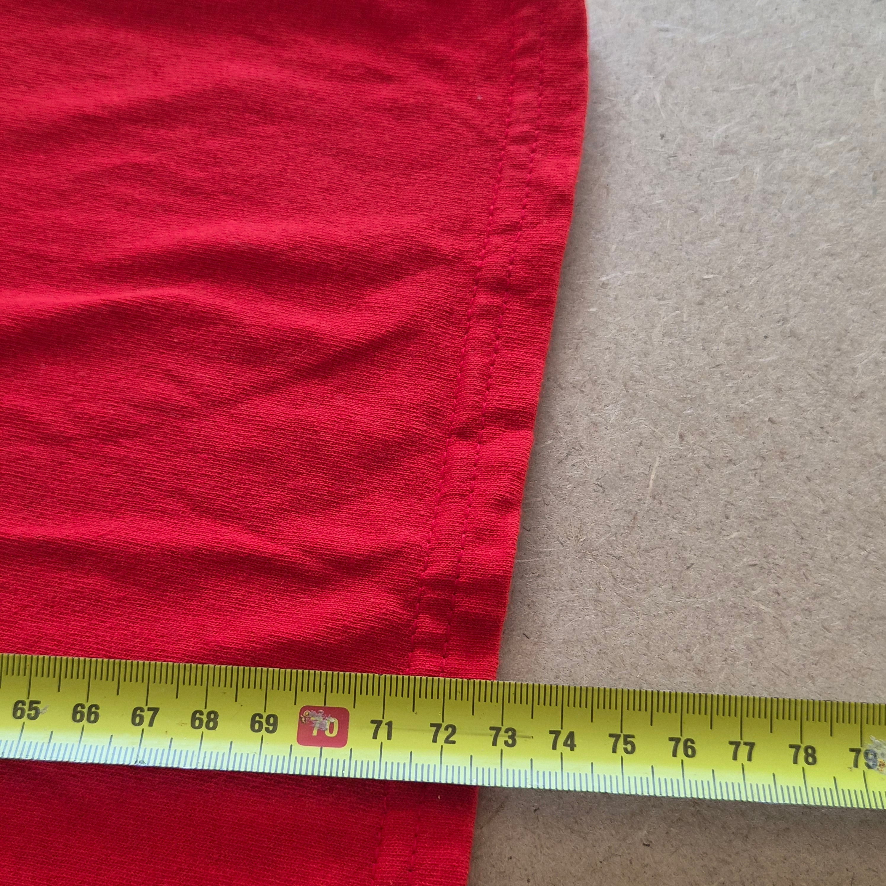 T-shirt vintage Gildan Rouge — West Softball Carteret — L — Très bon état