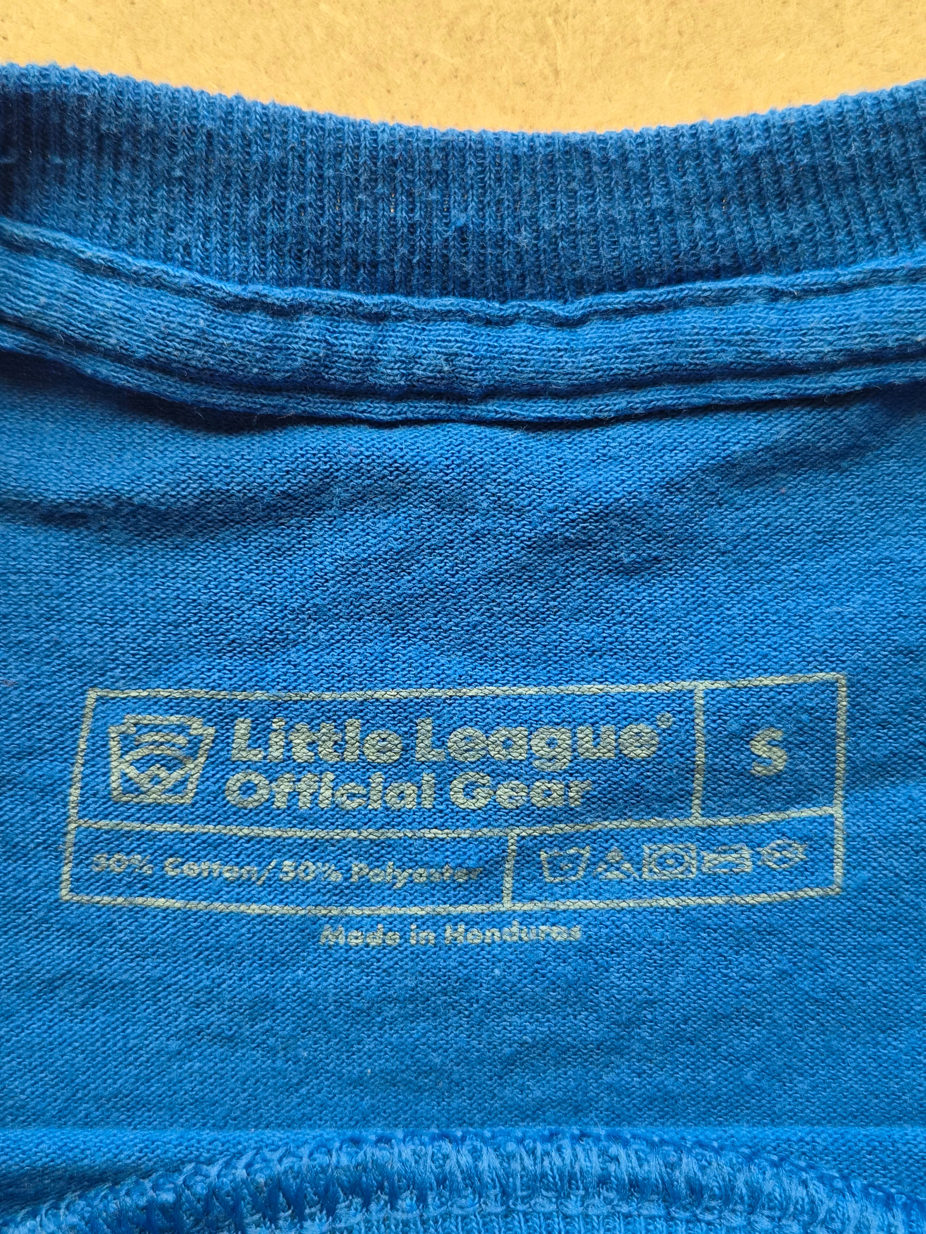 T-shirt Next Level Central Intermediate World Series Baseball Bleu Roi — Georgetown Indiana Highlander — S — Très bon état