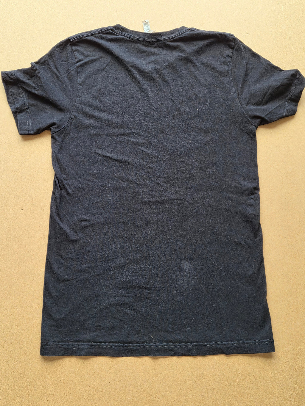 T-shirt Bella+Canvas Wonderstock Noir Délavé — Clavier Piano Psychédélique — M — 100% Coton USA Strong — Bon état