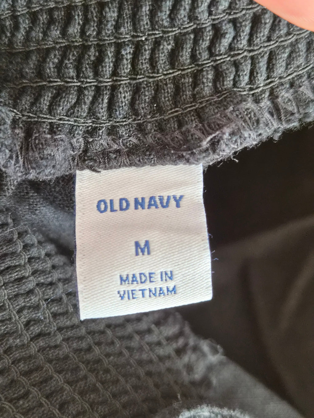Combinaison Old Navy Lin Viscose Noire — Bretelles Fines Smockées Col Carré Jambe Large 7/8 — M — Très bon état