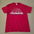 T-shirt Coldwater Cardinals Basketball Rouge — Fruit of the Loom HD Cotton 100% Coton — M — Très bon état